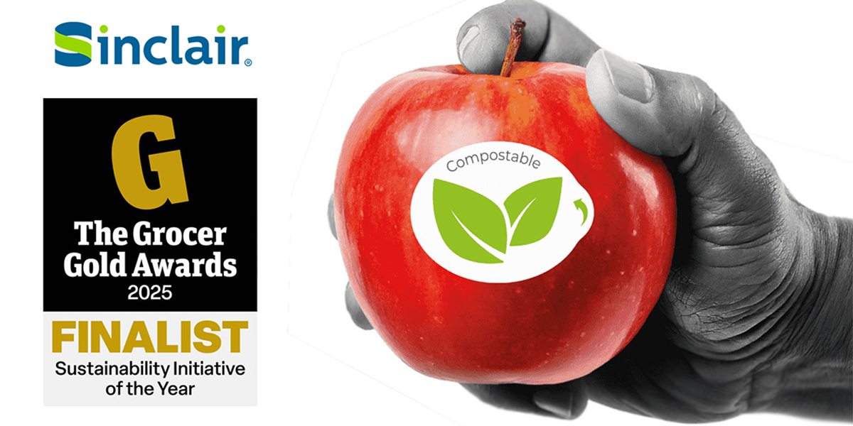 L’etichetta di Sinclair finalista al premio “Sustainability Initiative of the Year”